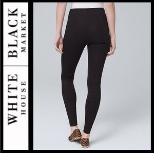 NWOT WHBM The 24-Hour Legging in Black Velour velvety
